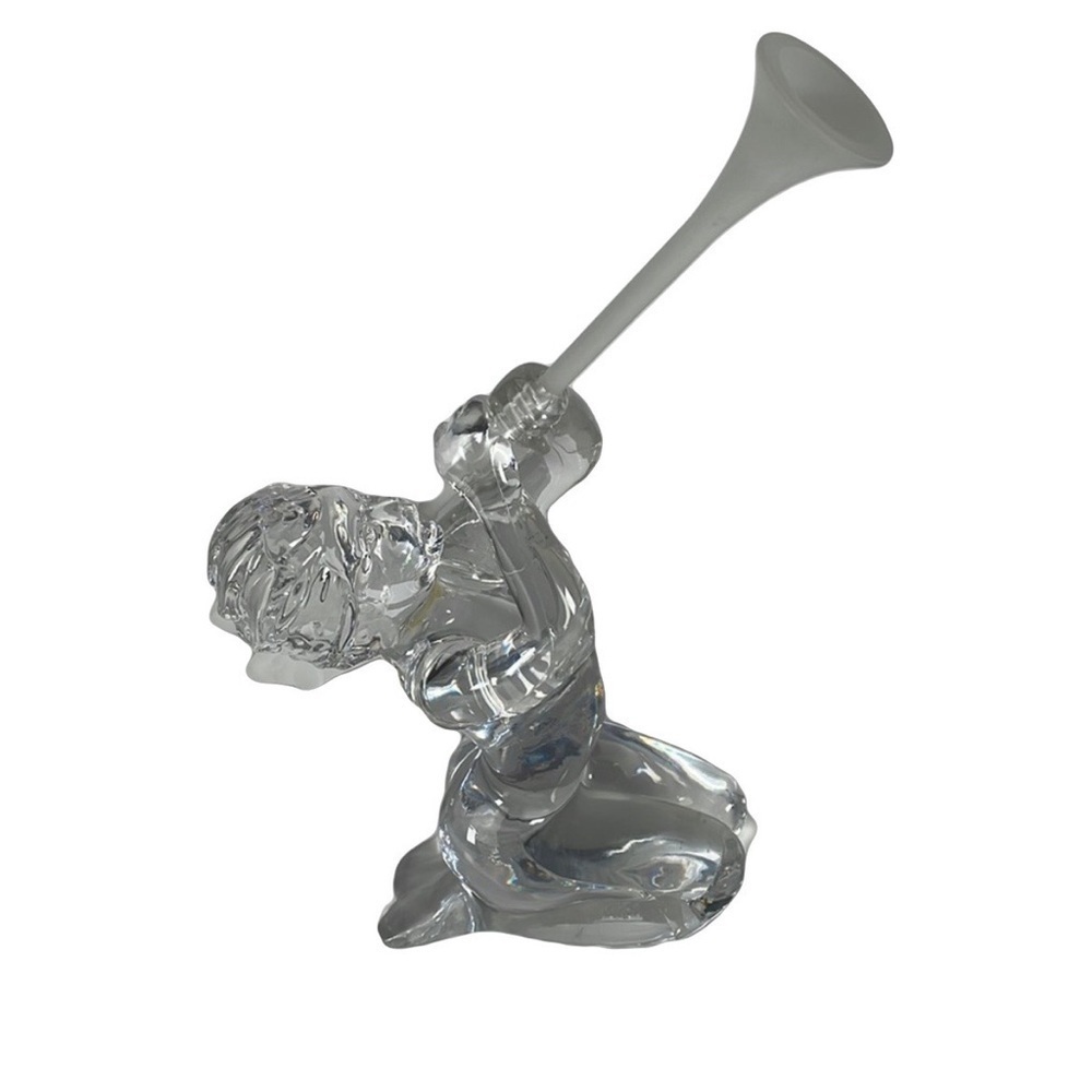 Dept 56 Trumpeting Angel Clear & Frosted Acrylic